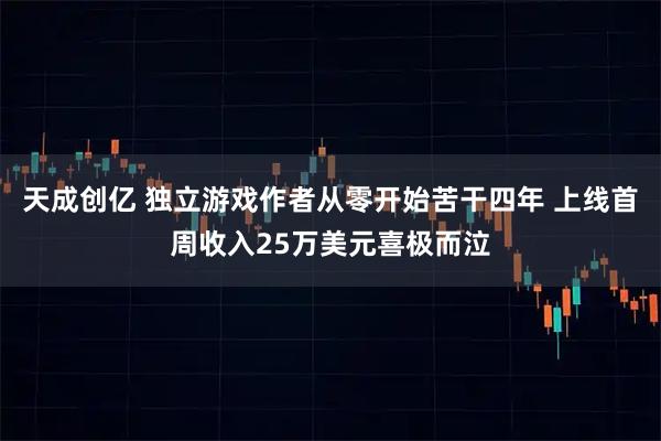 天成创亿 独立游戏作者从零开始苦干四年 上线首周收入25万美元喜极而泣