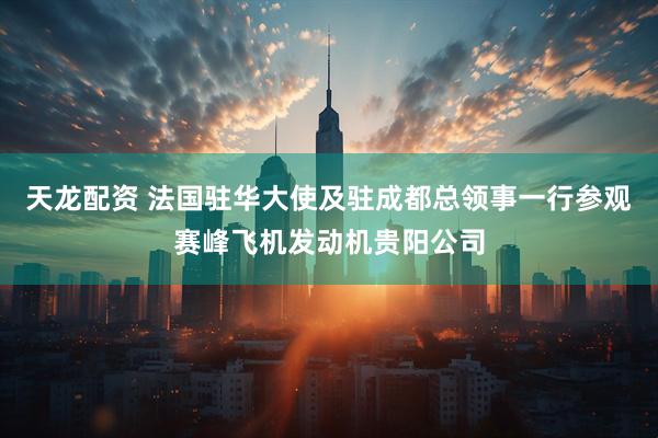 天龙配资 法国驻华大使及驻成都总领事一行参观赛峰飞机发动机贵阳公司